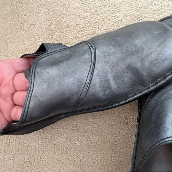 Finn Comfort Metallic Silver Orb Nappa Leather Mule Slide Shoe - Picture 10 of 13